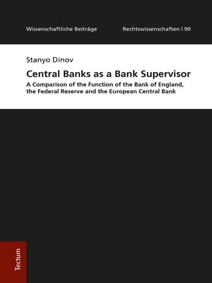 cover image of Central Banks as a Bank Supervisor